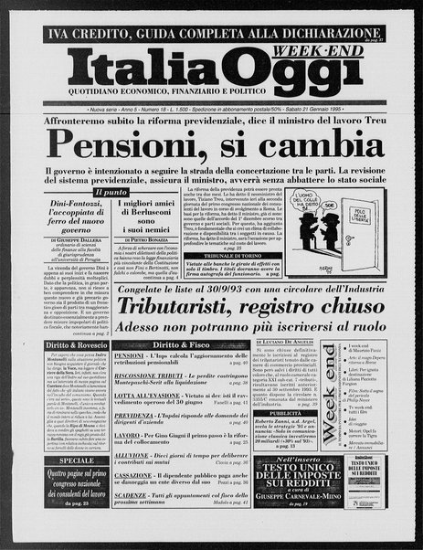 Italia oggi : quotidiano di economia finanza e politica